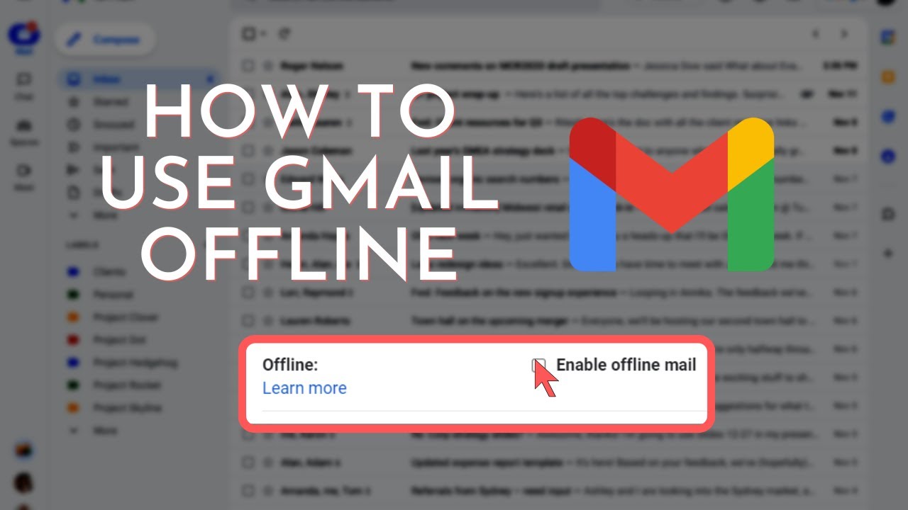 Gmail offline: Cách sử dụng Gmail offline trên điện thoại di động và laptop/PC