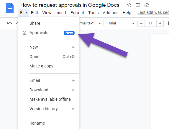 Cách sử dụng tính năng phê duyệt trên Google Docs